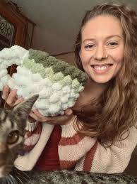 My latest fall crochet projects; coffee pillow and pie keychains 🥧☕️🧡