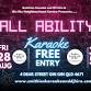All Abilities Karaoke - Gin Gin