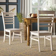 Browse a large selection of kitchen and dining room tables, including wood, metal, plastic and glass dining table ideas in round, oval and rectangular unfinished dining room tables. Winston Porter Landingville Solid Wood Ladder Back Side Chair In Ready To Finish Unfinished Reviews Wayfair
