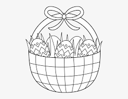 Easter is a special time of year when families get together to eat their favorite foods, and games like easter egg rolling and egg hunts are played by children. Clipart Happy Easter Basket Printable Preschool Easter Coloring Pages 492x550 Png Download Pngkit