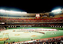 Any time of day day night twilight. Veterans Stadium Wikipedia