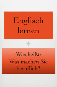 An englisch oder über englisch ist deshalb falsch, weil es einfach niemand sagt, und aus keinem anderen grund. Berufe Auf Englisch Uber Seine Arbeit Sprechen Englisch Lernen Englisch Lernen Grammatik English Lernen
