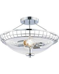 Formed brass sheet with brass hardware voltage: 37 Off Hardware House Capetown Semi Flush Mount Ceiling Fixture In Chrome