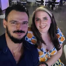 MY FOREVER FORECAST ❤️ My Valentine. My co-forecaster. My hubby. ❤️ I'm  thankful for another Valentine's Day with you, my love 🤗😘🥰⛈️🌪🌀 . . .  #valentine #vday #husband #meteorologists #weathercouple #iloveyou  #forecastingforever @cc_animal_jax