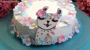 Durch die stachel aus ganache fällt es gar nicht auf, wenn noch nicht jeder arbeitsschritt perfekt sitzt. Lama Geburtstagstorte Backen Bunte Fondant Torte Mit Blumen Selber Machen Fur Anfanger Geeignet Absolute Lebenslust