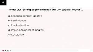 Contoh soal dan jawaban administrasi kepegawaian. Daftar Urut Kepangkatan Ppt Download