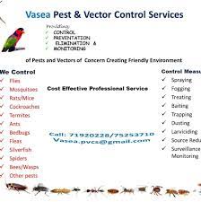 Some may even have individual deals with credit services to. Vasea Pest And Vector Control Services Advertising Marketing Facebook 8 Photos