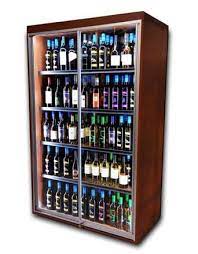 A 4 backsplash protects the walls and floors around the unit while also keeping the rack easy to clean. Locking Tall Display Case For Valuable Wine Spirits Modern Store Equipment Www Modernstoreequipment Com