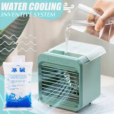A great portable air conditioner. 2021 New Mini Usb Portable Air Cooler Fan Air Conditioner Light Desktop Air Cooling Fan Humidifier Purifier For Office Bedroom Aliexpress