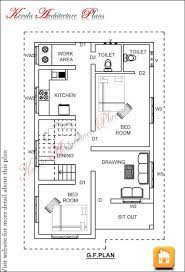 1200 Sq Ft Square Feet House Plan With All Felicities Kerala House Plan Floor Plan Detailed Open Floor House Plans Duplex House Plans Indian House Plans