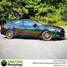 Kpmf K75400 Series Gloss Morpheus Black Starlight Iridescent Color Shift Vinyl Wrap Vinyl Wrap Car Lettering Vinyl
