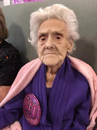 The two amazing Rossendale ladies celebrating turning 100