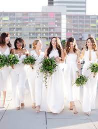 13 Unique Bridesmaid Dress Ideas For Ballsy Brides Unique Bridesmaid Dresses Bridesmaids Jumpsuits Bridesmaid