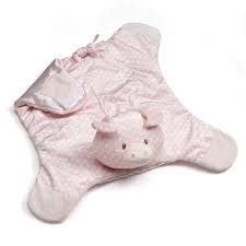 Baby gund winky lamb sheep huggybuddy white satin fur security blanket lovey 15. Baby Gund Roly Polys Pig Comfy Cozy 24 Jan S Bear Essentials