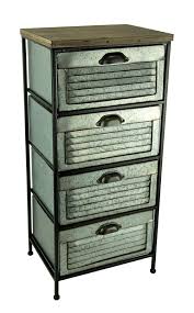 Great news!!!you're in the right place for drawer metal. Home View Design Inc Galvanized Metal Wood Topped 4 Drawer Storage Cabinet