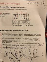 A set of wiring diagrams may be required by the electrical inspection authority to take up link of the house to the public electrical supply system. Honeywell Rth6500 Wifi Thermostat Wiring Questions For A Heat Pump Home Improvement Stack Exchange