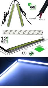 Daytime Running Or Brake Light Mcob 15 Watt 12 Vdc Pair Automotive Ledlight Daytime Running Lights Watt