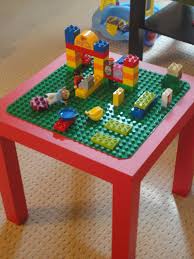 Duplo Table I Made To Share With Our Friends At Out Lego Duplo House Party Legoduploparty Lego Friends Party Diy Toys And Games Lego Duplo Table