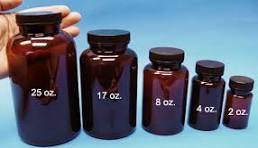 Amber PET Wide Mouth Jars