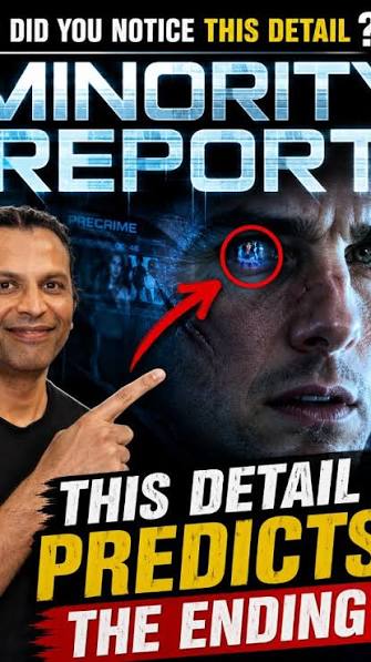 Did you ever notice this detail from Minority Report? Thanks for the  reassurance Steven!