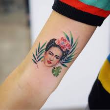 C&d offers the trendiest products for rock & roll, warner bros, television & movies, and art. Frida Kahlo Tattoo On The Right Inner Arm