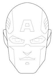 Maschera Di Capitan America Da Stampare E Colorare Disegni Da Colorare Capitan America Disegni
