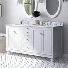 Read customer reviews and common questions and answers for mercury row® part #: Kbc Zelda 60 Double Bathroom Vanity Set Reviews Wayfair Single Bathroom Vanity Double Vanity Bathroom Shabby Chic Bathroom