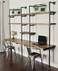 Industrial Desk And Shelf Unit 8 And 10 By Baxterhouse On Etsy Home Diy Home Decor Decor