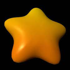 3d Cartoon Star Rounded Model 3d Cartoon Cartoon Model