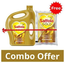 Buy Saffola Gold Edible Oil Buy 5 L Jar Get 1 L Pouch Free 5 L 1 L Online At Low Prices In India Paytmmall Com