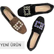 Yeni Urun 18671 Kadin Tasli Babet Ayakta Durusu Ve Zarif Yapisiyla Klasik Kiyafetlerin Tamamlayicisi Mule Shoe Fashion Shoes