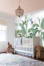 Safari Animal Nursery Boy Wallpaper Mural Tropical Forest Wallpaper Peel And Stick Kids Room Removable Wallpaper Jungle Nursery Decor 182 Jungle Nursery Decor Safari Animals Nursery Jungle Wallpaper