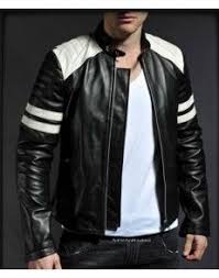 Black And White Striped Leather Jacket Men S Leather Jackets Leather Jacket Men Leather Jacket Men Style Leather Jacket