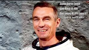 Remembering Gene Cernan …. “In space, anyone can throw a football like Joe  Namath”. He once said that to Ellen in FMK.