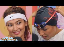 The Girls Show Off Their Olympic Outfits In Action