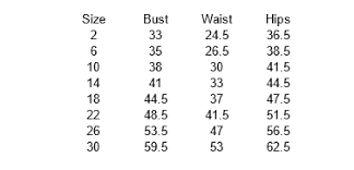 Adrianna Papell Bridal Sizing Chart Adrianna Papell