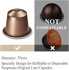 Check spelling or type a new query. Buy Recaps Aluminum Espresso Lids Foil Seals Reusable Pods Compatible With Nespresso Original Line Lids 240 Pcs Only 37mm In Diameter Online In Taiwan B072zb65rd
