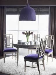 Regal And Masculine Tones Interiors By Color Purple Dining Room Chic Dining Room Living Room Decor Gray