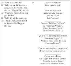 Biggus dickus where you at. Monty Python S Life Of Brian Biggus Dickus Translated As Enormus Vergus French Language Stack Exchange