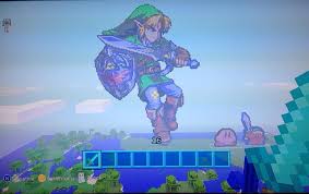 Convert any image to pixel art using minecraft blocks! Music Is My Escape Minecraft Pixel Art Link The Legend Of Zelda