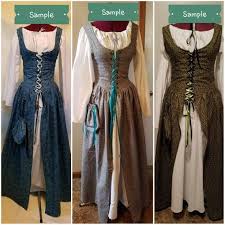 Custom Made Renaissance Dress With Chemise Renaissance Costume Women Renaissance Fair Costume Renaissance Costume