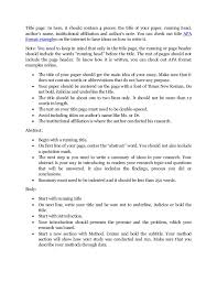 Our editors break down how to write an apa paper. Complete Guide To Apa Format Example To Remember