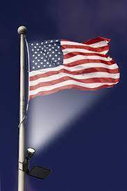 Solar Powered Led Flag Light Solar Led Flagpole Lighting Solar
