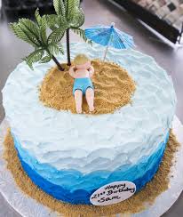 Birthday Cake Teddy Grahams Discontinued Summer Beach Birthday Cake Cake 193 Beach Birthday Cake Beach Themed Cakes Beach Cakes