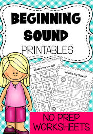 Sounds and phonics worksheets for preschool and kindergarten, including beginning sounds, consonants, vowels and rhyming. Beginning Sound Phonics Worksheets Teachers Pay Teachers