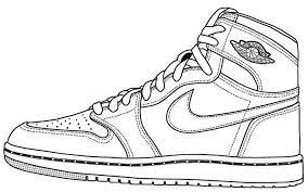 This coloring page includes 75 different pictures of air jordan shoes for you to color and build your own designs. Air Jordan Shoes Coloring Page To Print Sneakers Drawing Shoes Drawing Air Jordan Shoes