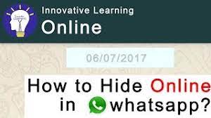 How To Hide Online Status On Whatsapp While Chatting Youtube This prevents others from spying on the actions of others while hiding their status and actions.