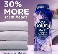 Downy Infusions In-Wash Scent Booster Beads, CALM Lavender+Vanilla Bean,  39.9 oz.