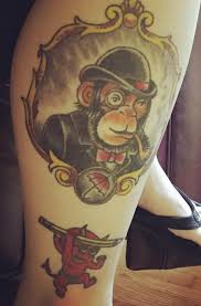 Check spelling or type a new query. Tarquin Huxley Granville Executive Chimp And Hot Stuff The Little Devil Animal Tattoos Last Sparrow Tattoo