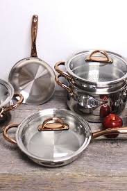 Berghoff Ouro Gold 11 Piece 18 10 Stainless Steel Cookware Set Cookware Set Stainless Steel Cookware Set Stainless Steel Cookware